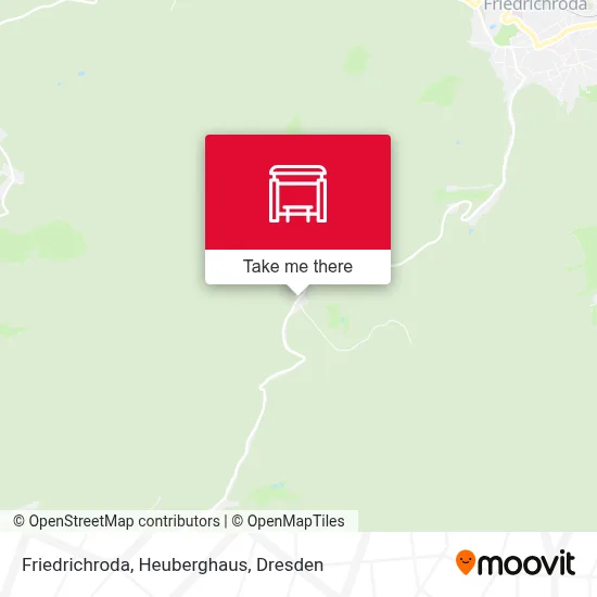 Friedrichroda, Heuberghaus map