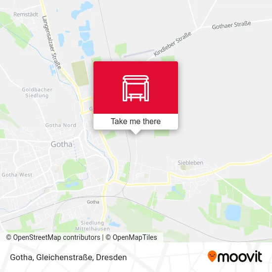 Карта Gotha, Gleichenstraße