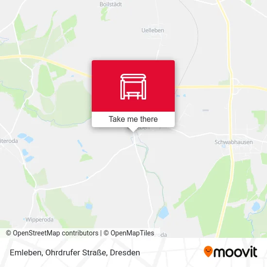 Карта Emleben, Ohrdrufer Straße