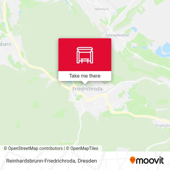 Карта Reinhardsbrunn-Friedrichroda