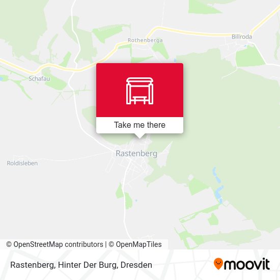 Карта Rastenberg, Hinter Der Burg