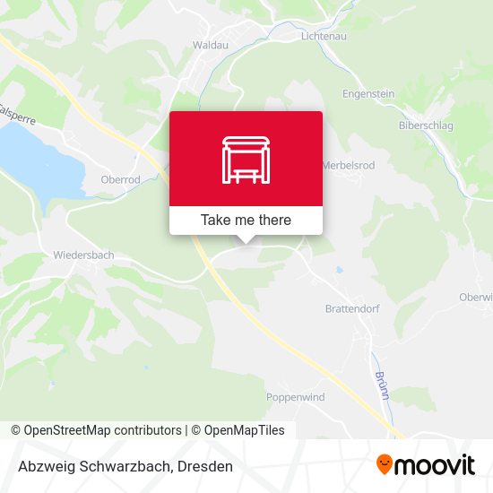 Карта Abzweig Schwarzbach
