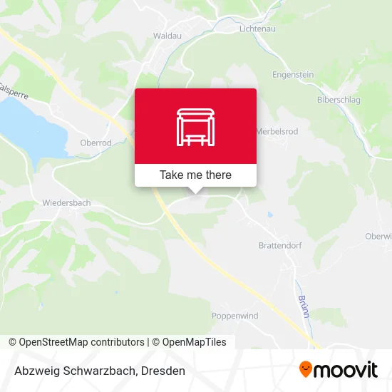 Карта Abzweig Schwarzbach