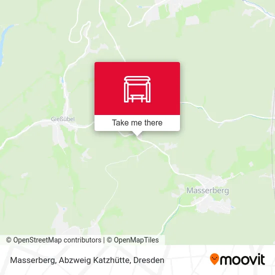 Карта Masserberg, Abzweig Katzhütte