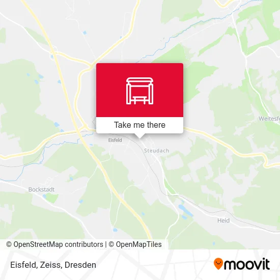 Карта Eisfeld, Zeiss