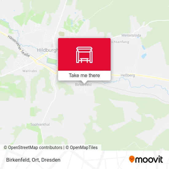 Карта Birkenfeld, Ort
