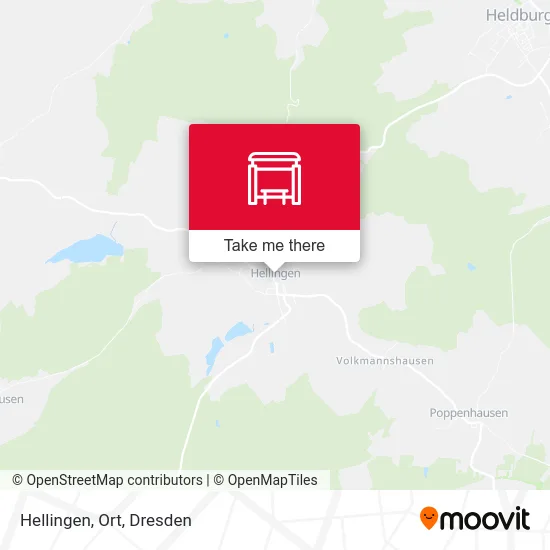 Карта Hellingen, Ort