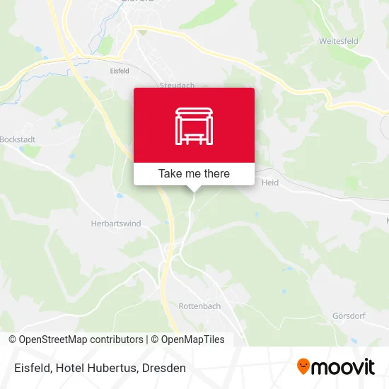 Карта Eisfeld, Hotel Hubertus