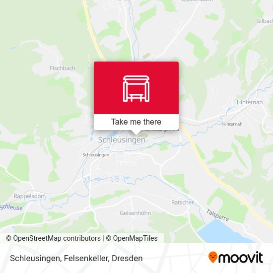 Карта Schleusingen, Felsenkeller