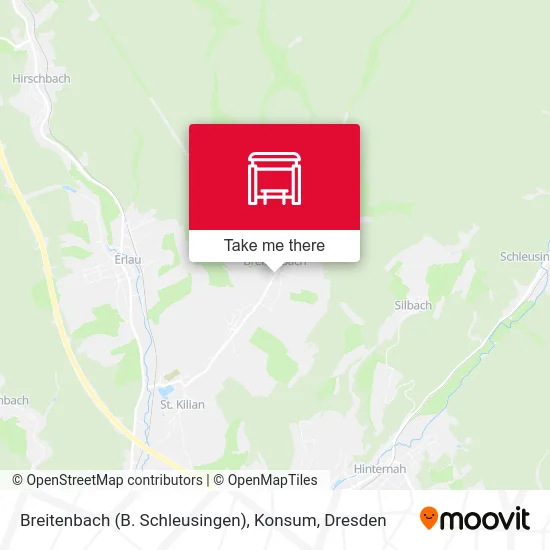 Карта Breitenbach (B. Schleusingen), Konsum