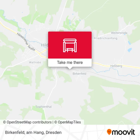 Карта Birkenfeld, am Hang