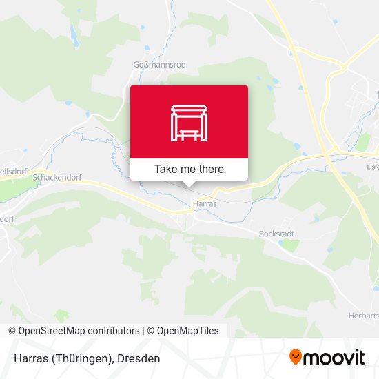 Карта Harras (Thüringen)