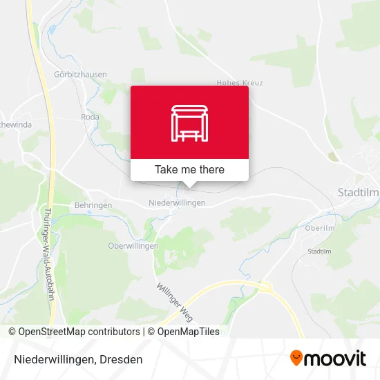 Карта Niederwillingen