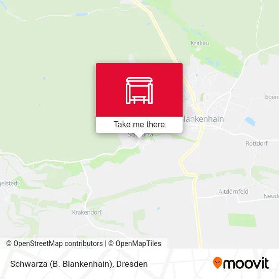 Карта Schwarza (B. Blankenhain)