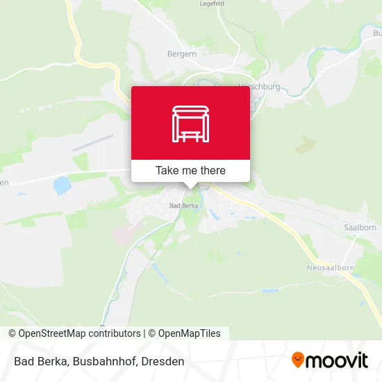 Карта Bad Berka, Busbahnhof