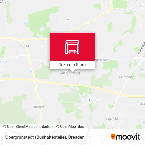 Карта Obergrunstedt (Bushaltestelle)