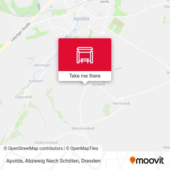 Карта Apolda, Abzweig Nach Schöten