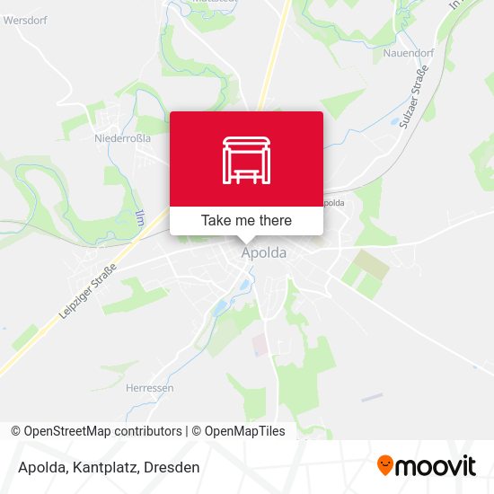 Карта Apolda, Kantplatz