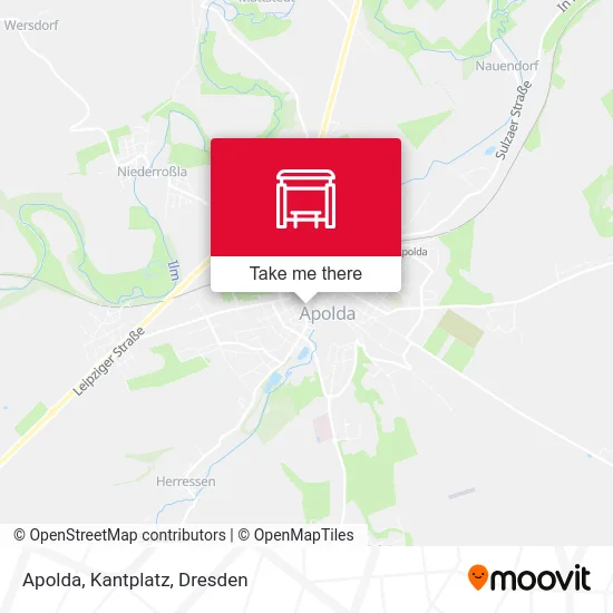 Карта Apolda, Kantplatz