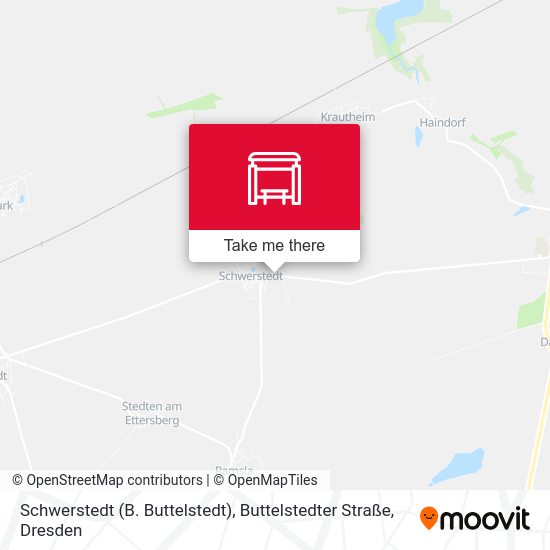 Карта Schwerstedt (B. Buttelstedt), Buttelstedter Straße
