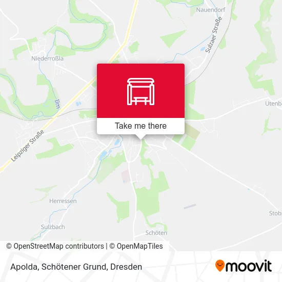 Карта Apolda, Schötener Grund