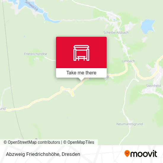 Карта Abzweig Friedrichshöhe