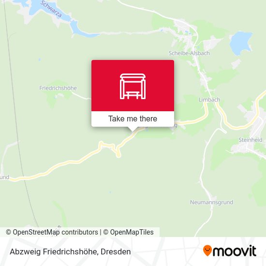 Карта Abzweig Friedrichshöhe