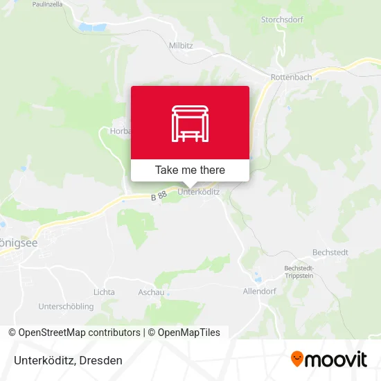 Карта Unterköditz