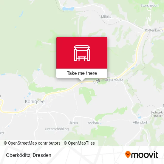 Карта Oberköditz