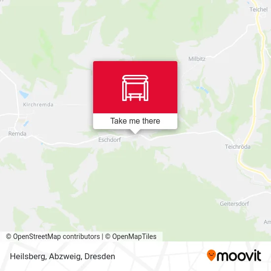 Heilsberg, Abzweig map