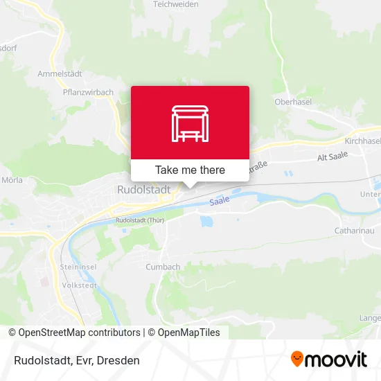 Карта Rudolstadt, Evr