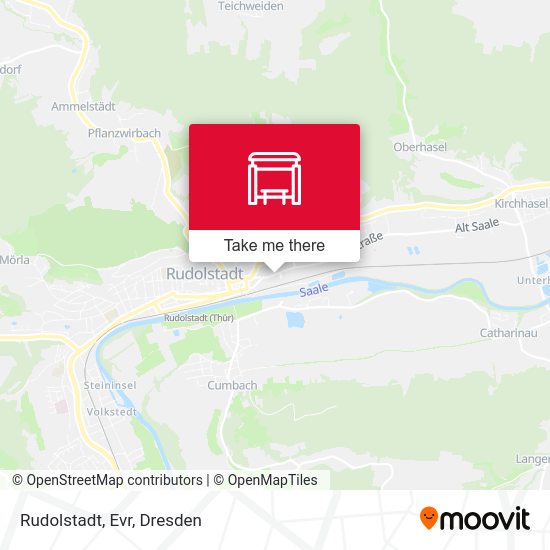 Карта Rudolstadt, Evr