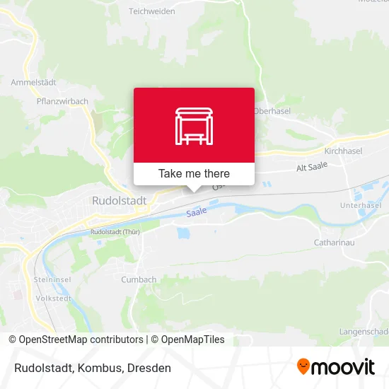 Rudolstadt, Kombus map