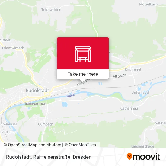 Rudolstadt, Raiffeisenstraße map