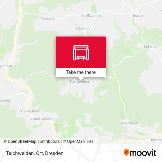 Карта Teichweiden, Ort
