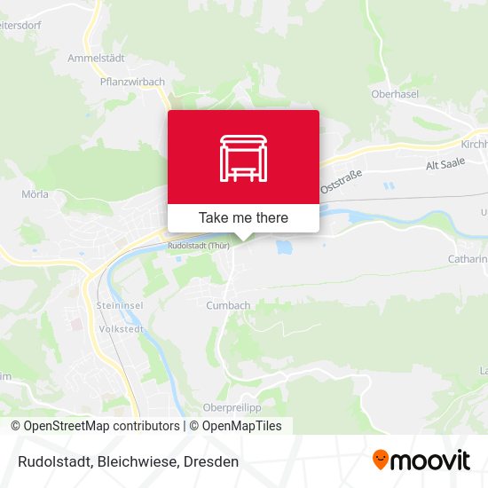 Карта Rudolstadt, Bleichwiese