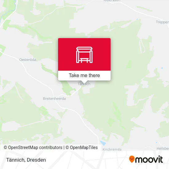 Карта Tännich