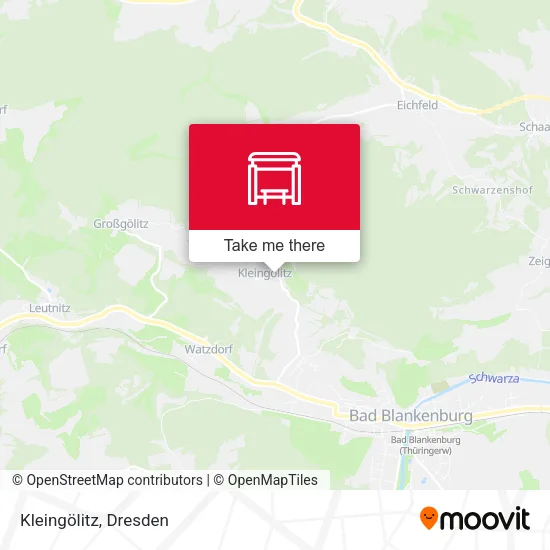 Карта Kleingölitz