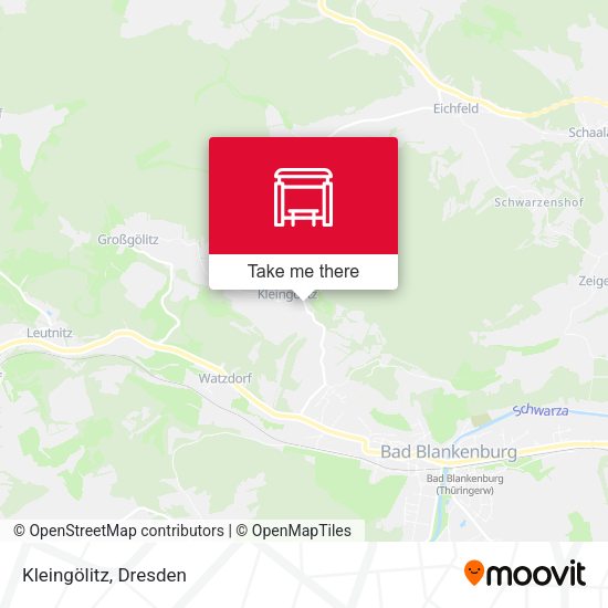 Карта Kleingölitz