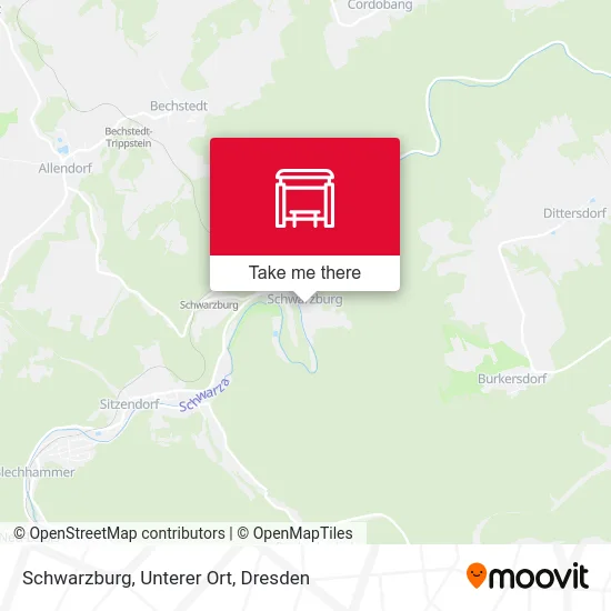 Карта Schwarzburg, Unterer Ort
