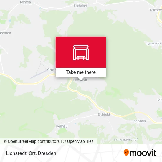 Карта Lichstedt, Ort