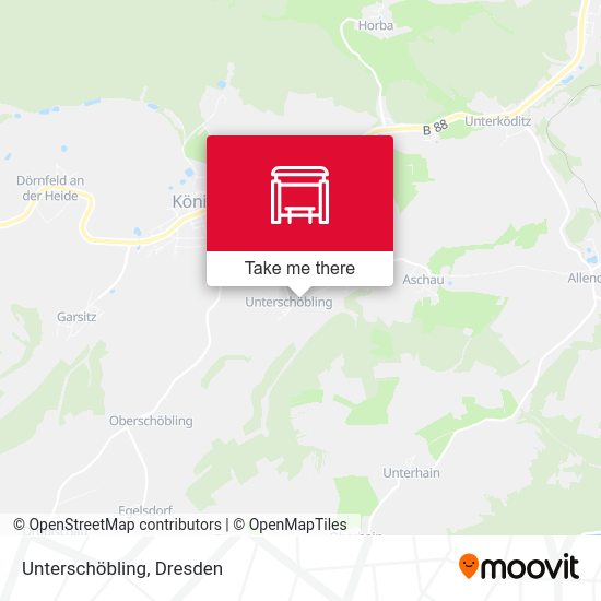 Карта Unterschöbling