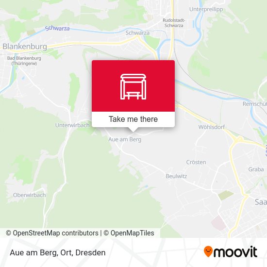 Карта Aue am Berg, Ort