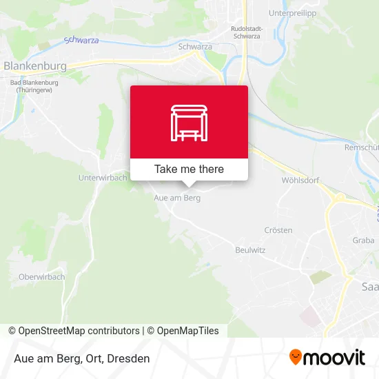 Карта Aue am Berg, Ort