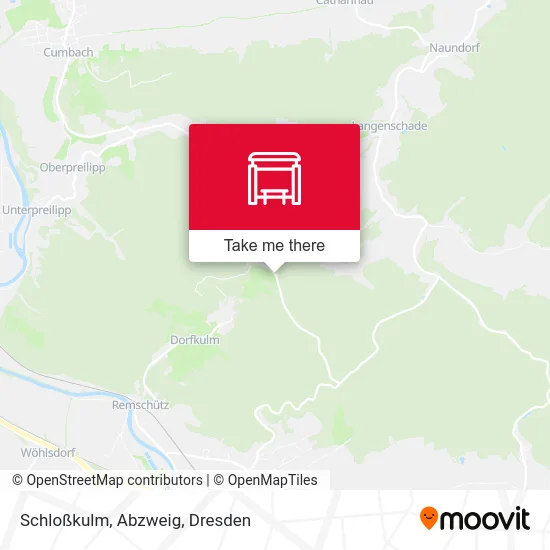 Schloßkulm, Abzweig map