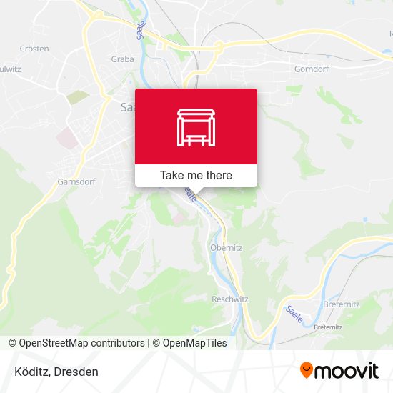 Карта Köditz