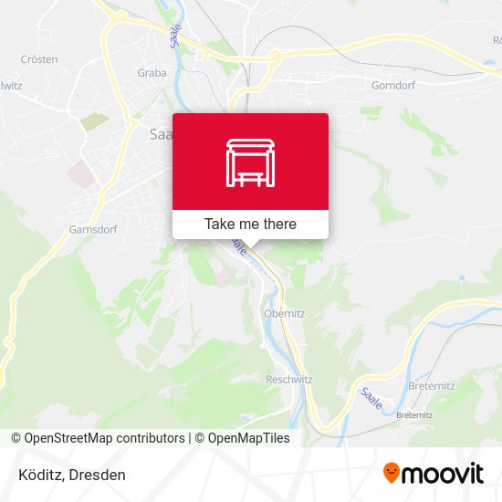 Карта Köditz