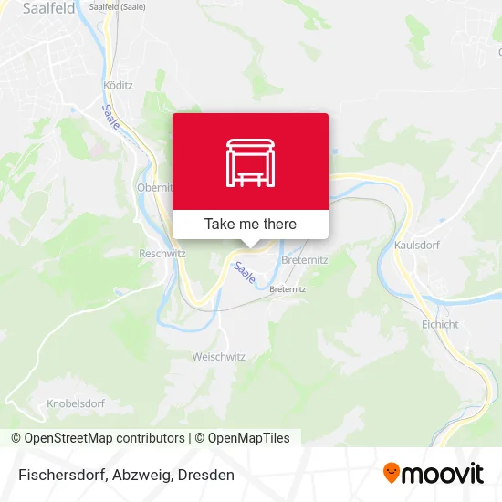 Карта Fischersdorf, Abzweig