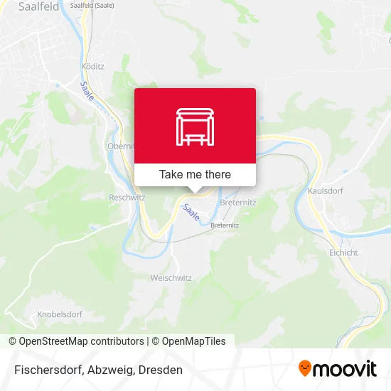 Карта Fischersdorf, Abzweig