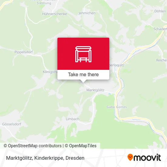 Карта Marktgölitz, Kinderkrippe